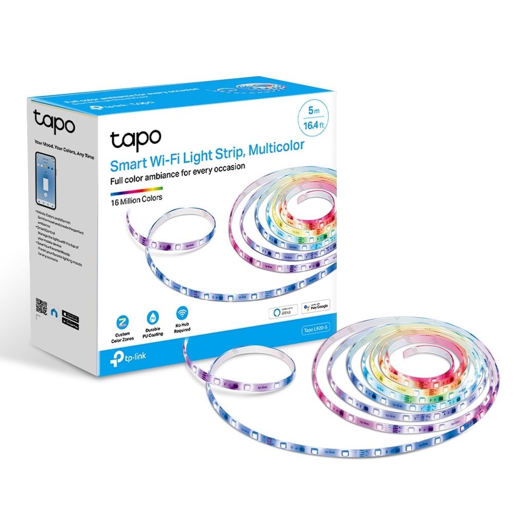 TP-Link Tapo L920-5 Smart Wi-Fi Light Strip Multicolor Smart Home