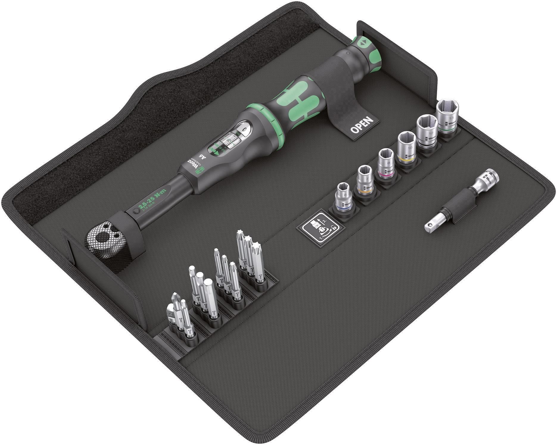 Wera Click-Torque A 6 Set 1 2.5-25 Nm 20 pieces Værktøj 05130110001