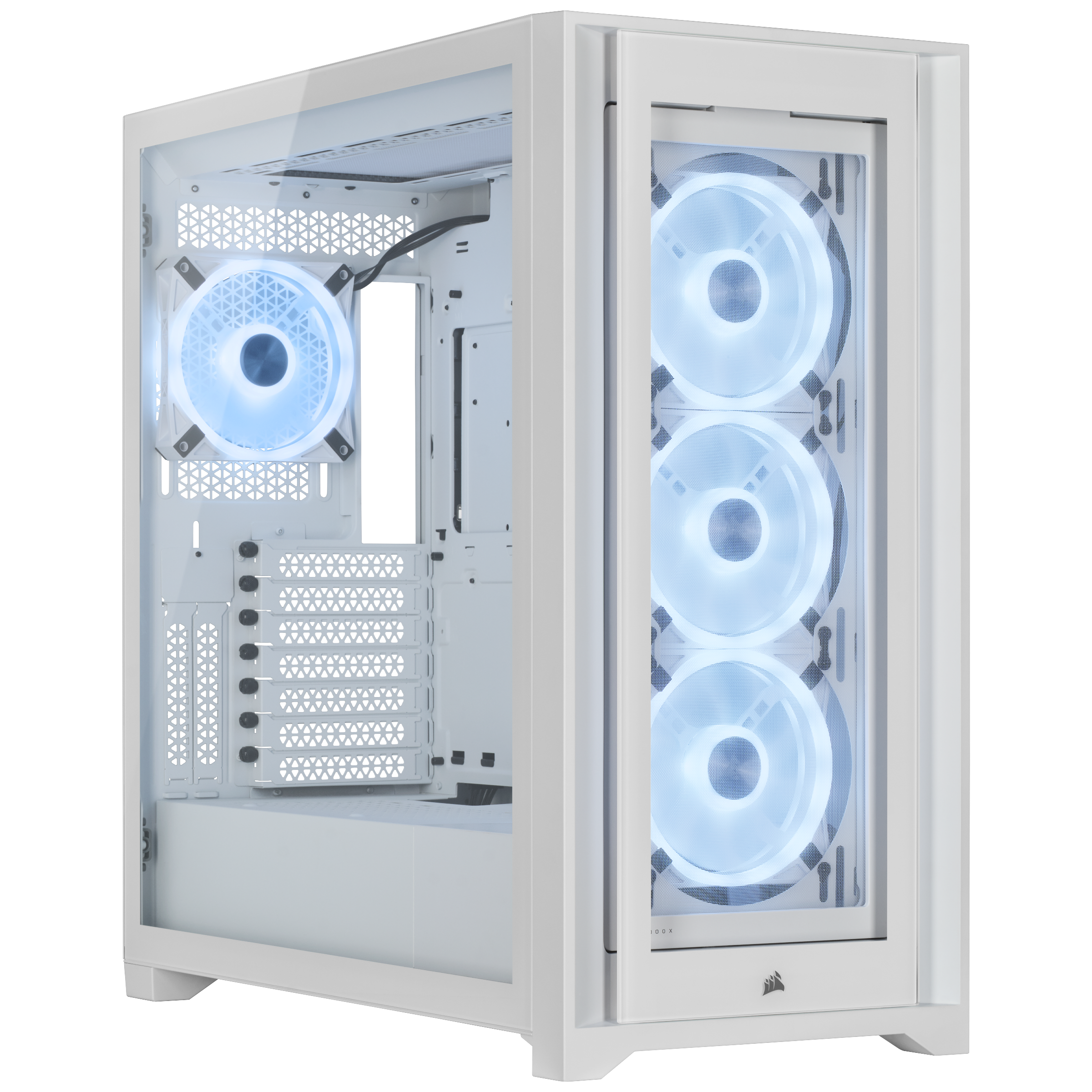 Corsair iCUE 5000X RGB QL Edition - White - Kabinet - Miditower - Hvid Kabinet CC-9011233-WW