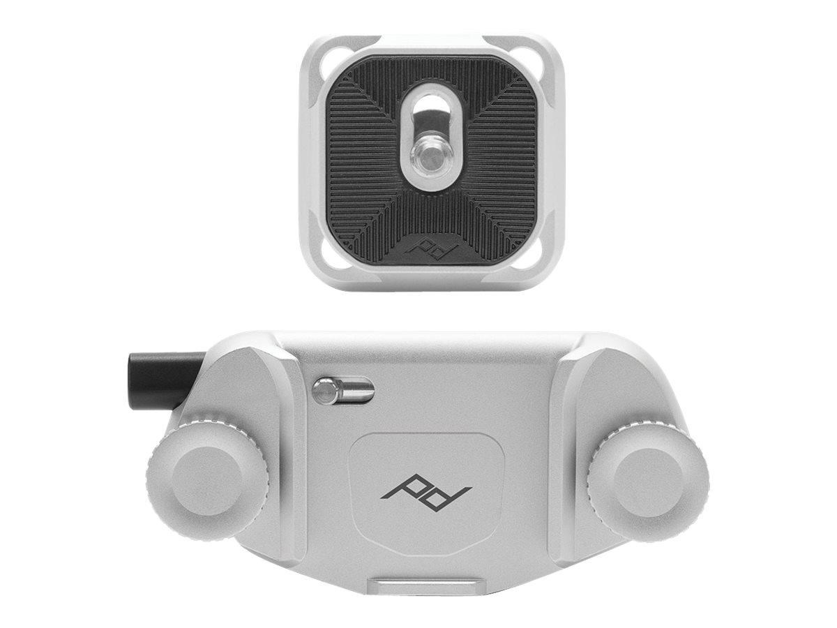 Peak Design Capture Camera Clip (v3) with Standard plate - Silver Fotoudstyr CP-S-3