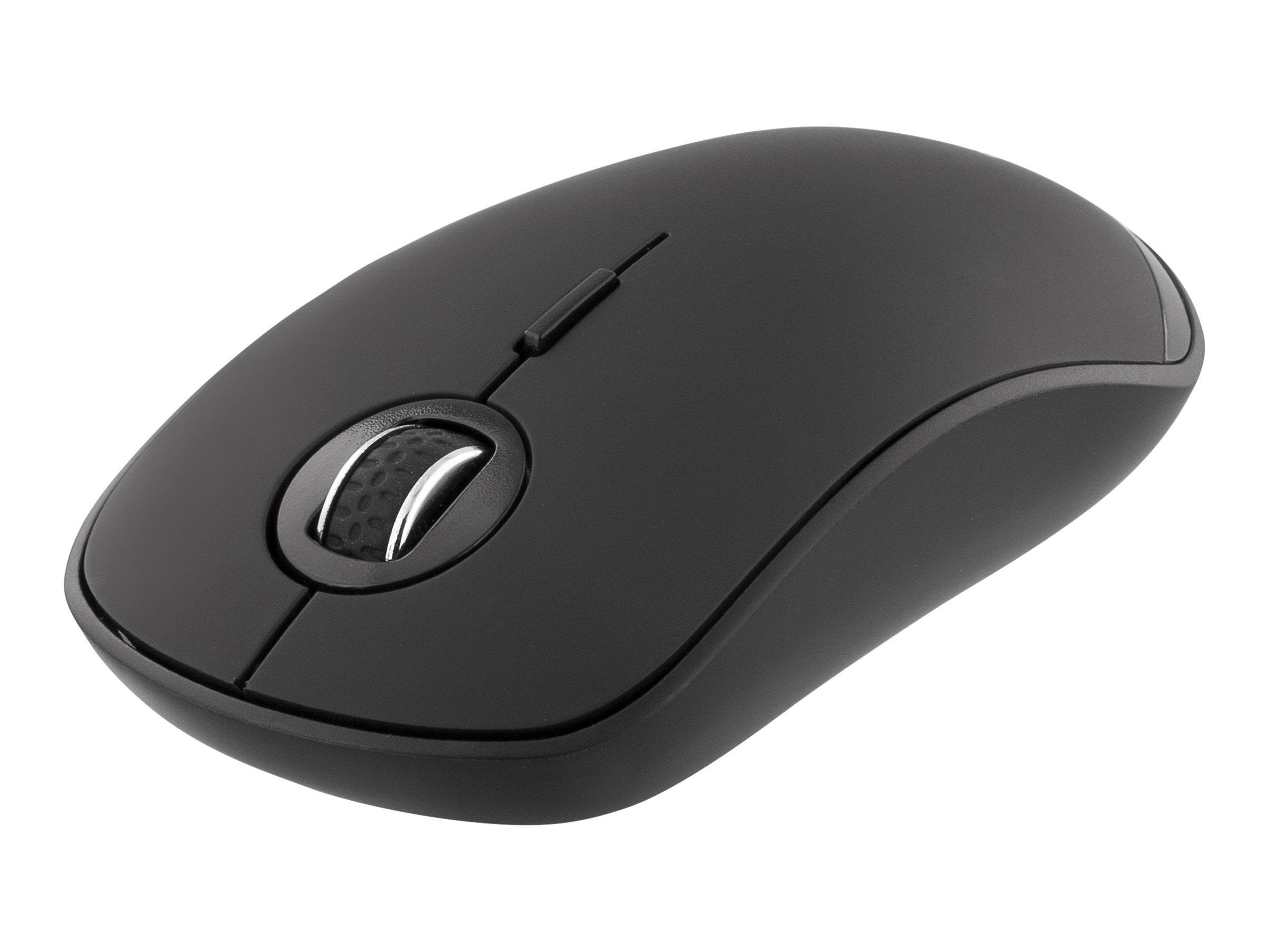 Deltaco MS-900 Silent - Mouse 4 buttons wireless Bluetooth 5.0 black - Mus - 4 knapper - Sort