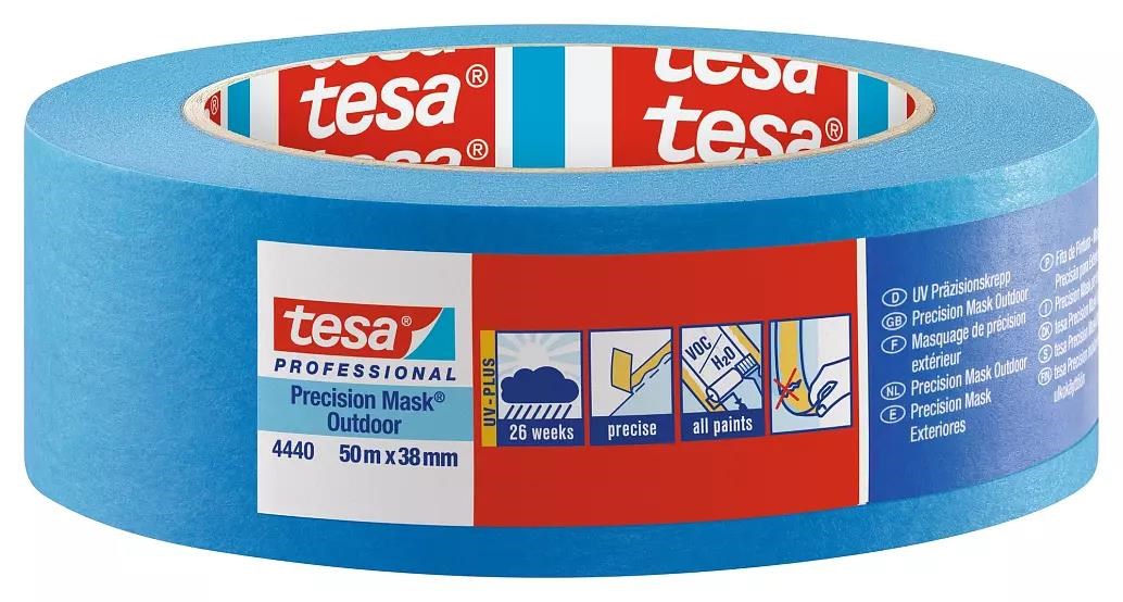 tesa Professional 4440/04439 Masking Tape 50 m x 38 mm Tape Blå 04440-00003-00