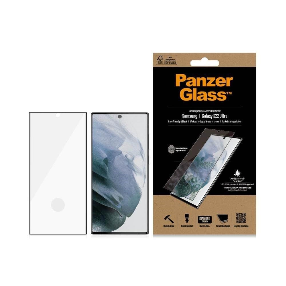 PanzerGlass UltraForce1 Samsung Galaxy S22 Ultra | Screen Protector Beskyttelsesglas PANZER7295