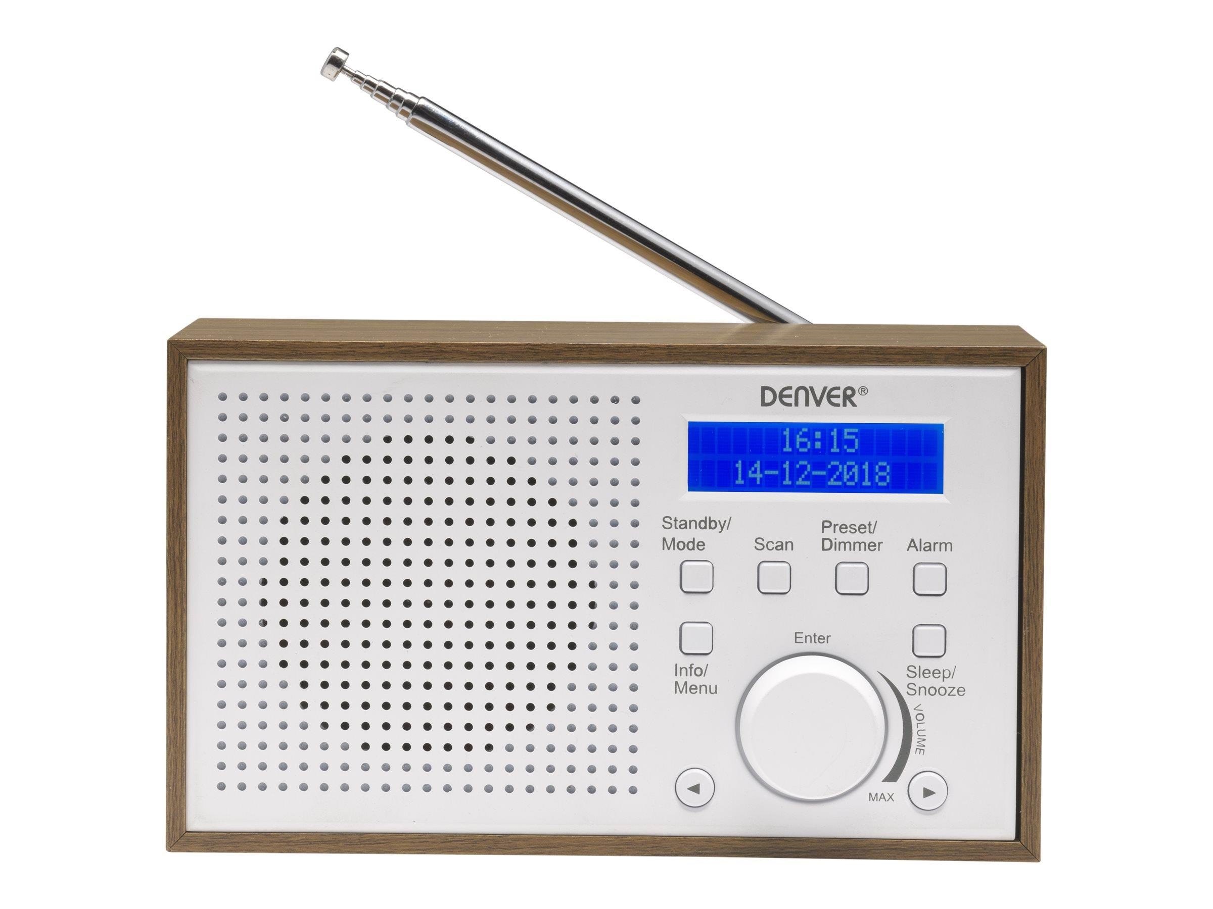 DENVER DAB-46WHITE - DAB/DAB+/FM Radio