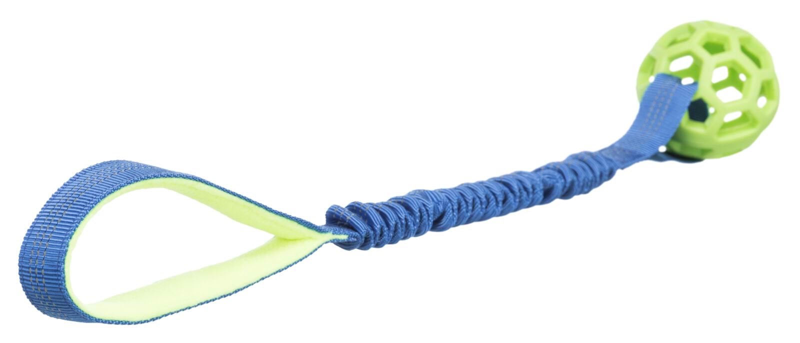 Trixie Hundelegetøj Bungee-reb med TPR-bold til trækkeleg Hundeudstyr TX32869