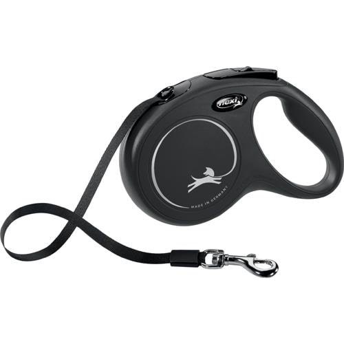 Flexi New CLASSIC M leash 5 m black Hundeudstyr H7847S
