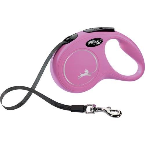 Flexi New Classic S leash 5 m pink Hundeudstyr H7846P