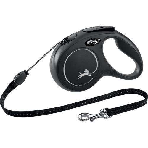 Flexi New CLASSIC M Leash 5 m black Hundeudstyr H7842S