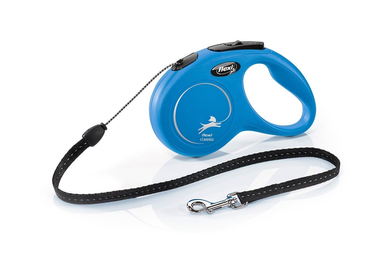 Flexi New Classic S Cord Leash 5 m Blue Hundeudstyr H7841L