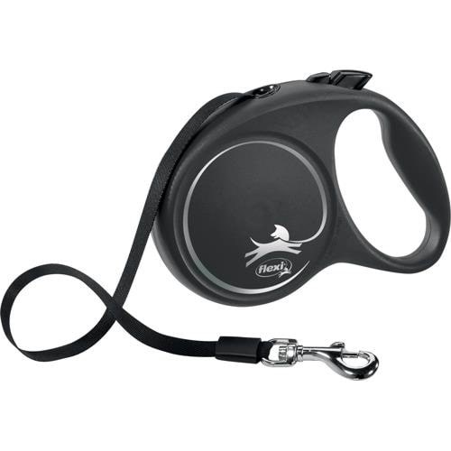Flexi Black Design L leash 5 m 50 kg black Hundeudstyr H78016S