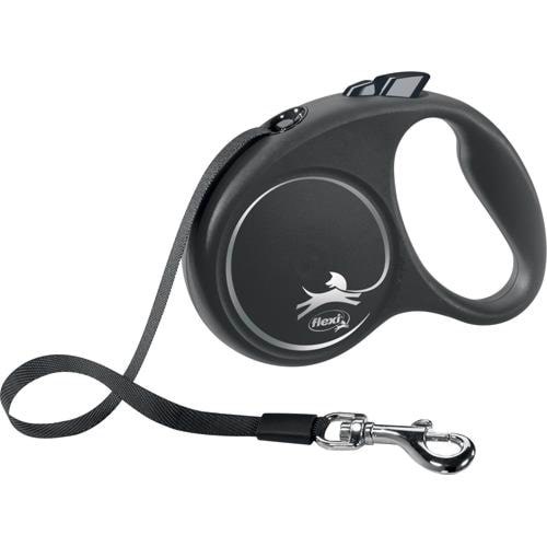 Flexi Black Design S leash 5 m 15 kg black Hundeudstyr H78014S