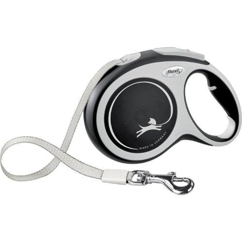 Flexi New Comfort L Tape Leash 8m 50kg Black Hundeudstyr 4000498043820