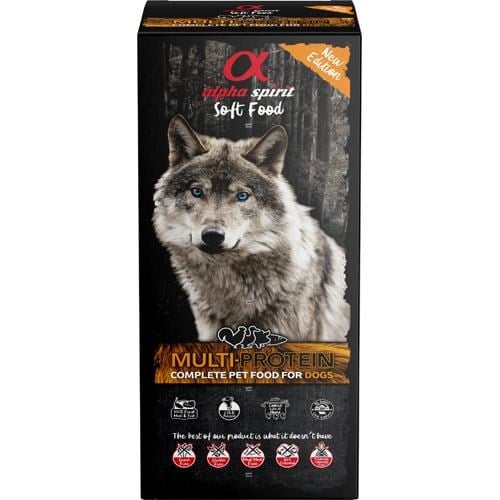 Alpha Spirit Semi-moist Multiprotein 9 kg (45x200g) Hundeudstyr H3001209