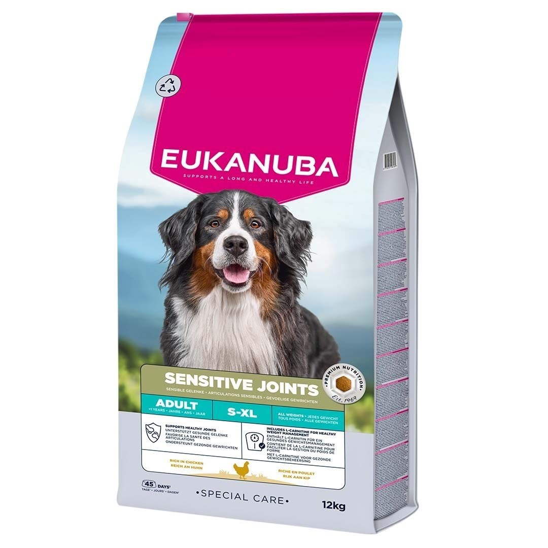 Eukanuba Special Care Adult Dogs with Sensitive Joints - dry dog food - 12 kg Hundeudstyr DLPEUKKAS0062