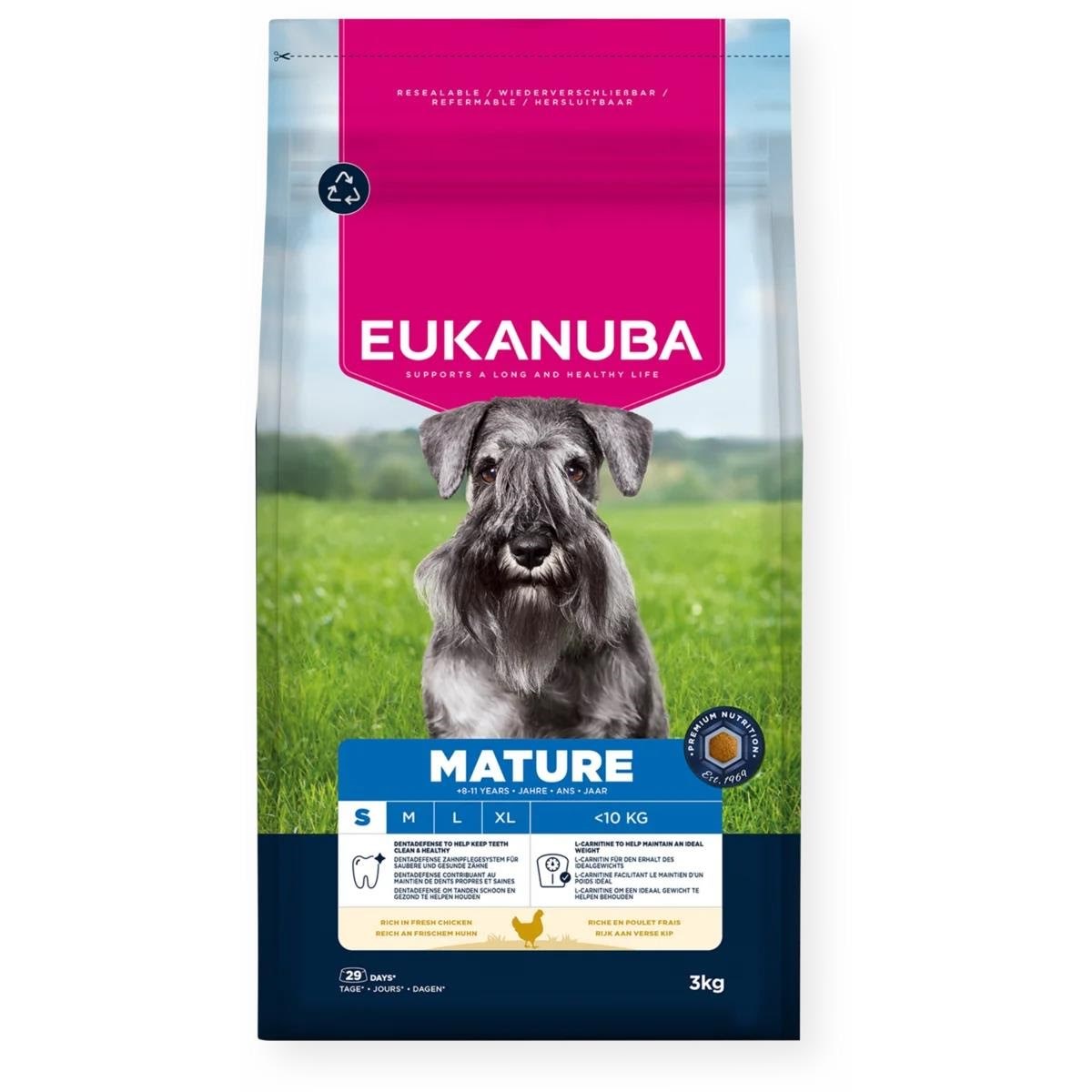 Eukanuba Mature Small Breed Fresh Chicken 3kg Hundeudstyr EH160300