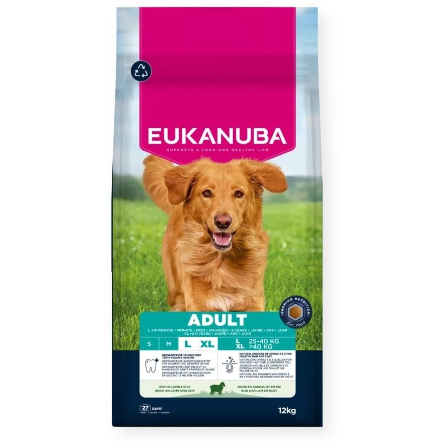 Eukanuba Adult Large Breed, Lamb & Rice, 12kg Hundeudstyr EH091200