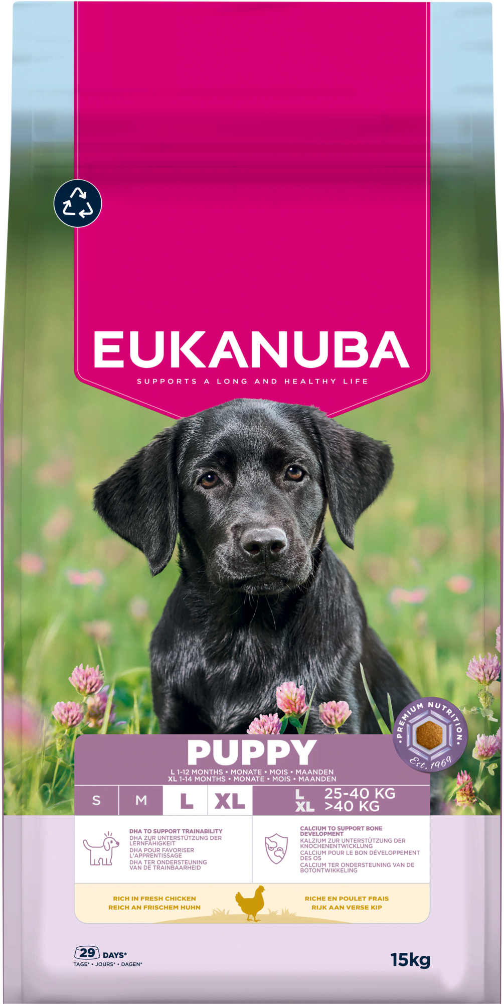 Eukanuba Puppy Large Breed Fresh Chicken 15kg Hundeudstyr EH031500