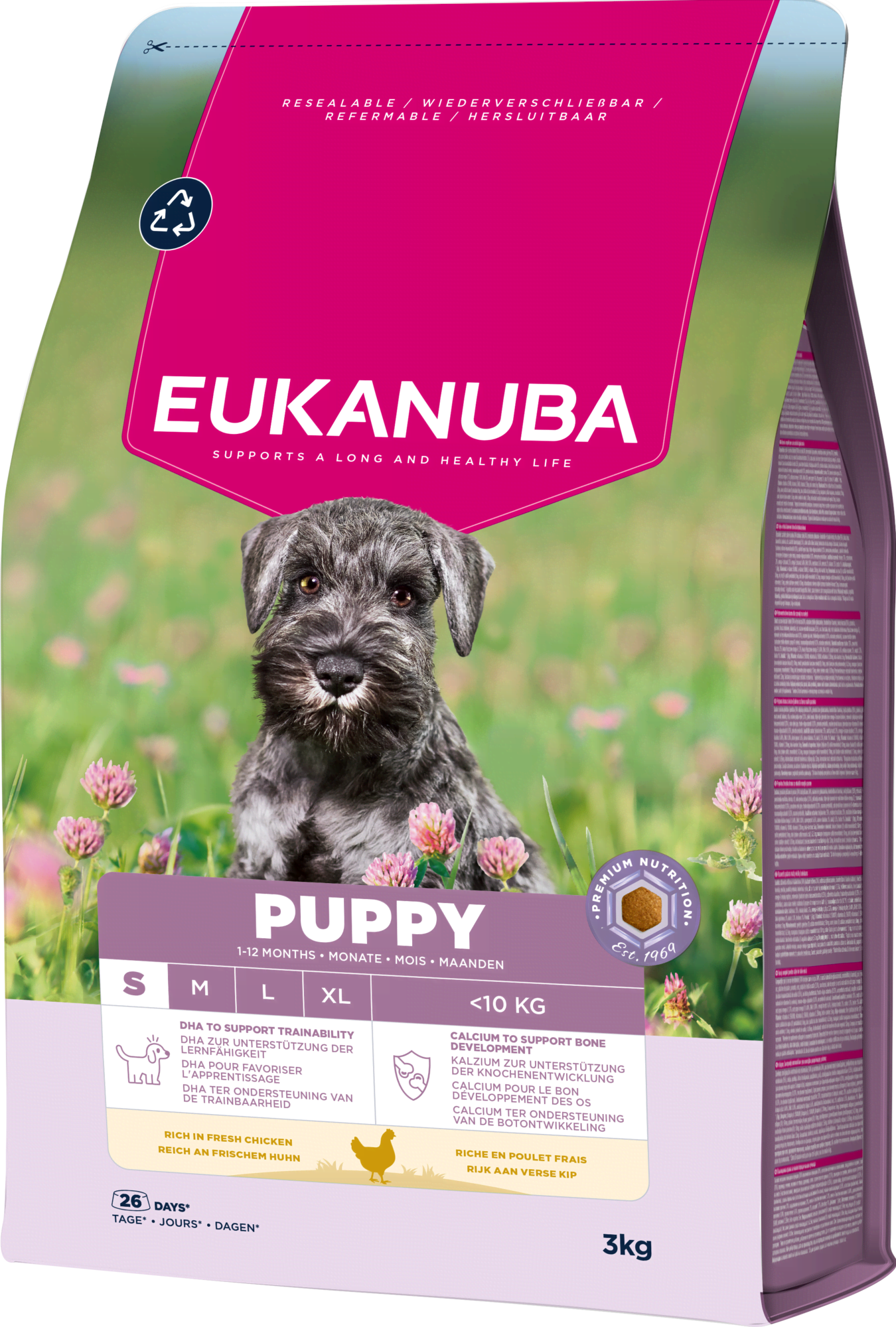 Eukanuba Puppy Small Breed Frisk Kylling 3kg Hundeudstyr EH010300