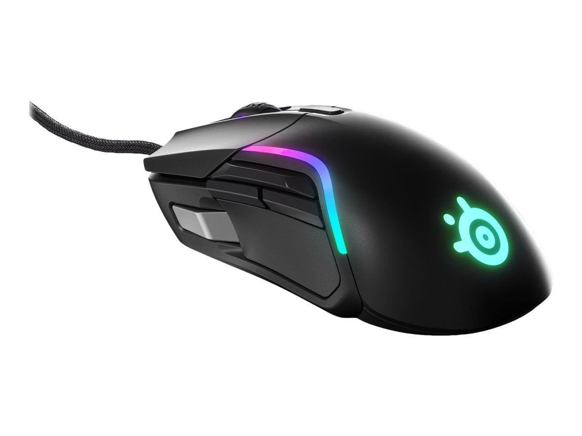 SteelSeries Rival 5 - Gaming Mus - Optisk - 9 knapper - Sort Mus 62551