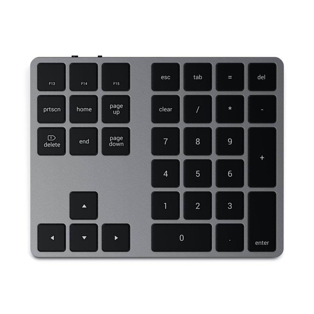 Satechi Bluetooth Extended Keypad - Numpad - Sort Tastatur ST-XLABKM