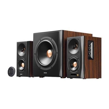 Edifier Speakers 2.1 S360DB (brown) - 2.1 Kanal - Brun Pc Højttalere