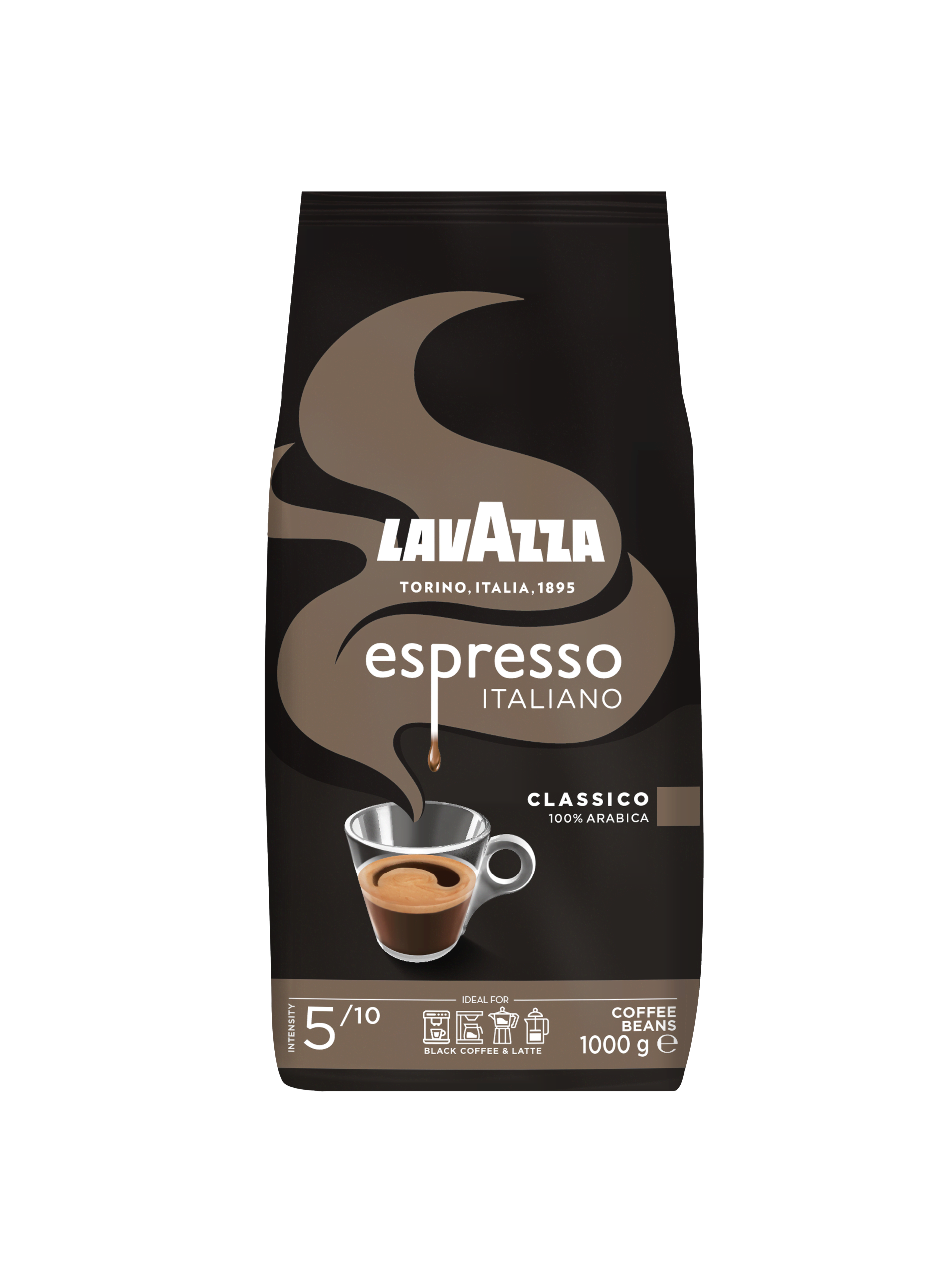 Lavazza Espresso Italiano Classico 1 kg Kaffemaskine ESPRESSO 1874