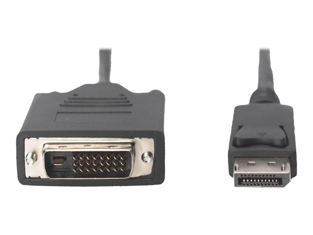 DIGITUS DisplayPort to DVI-D Cable - 3m Skærmkabel Sort DB-340301-030-S