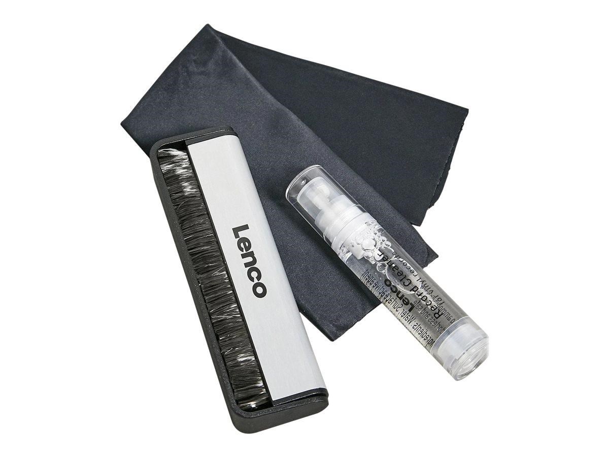 Lenco TTA-3IN1 - cleaning brush for vinyl record - carbon fibre - Pladespiller