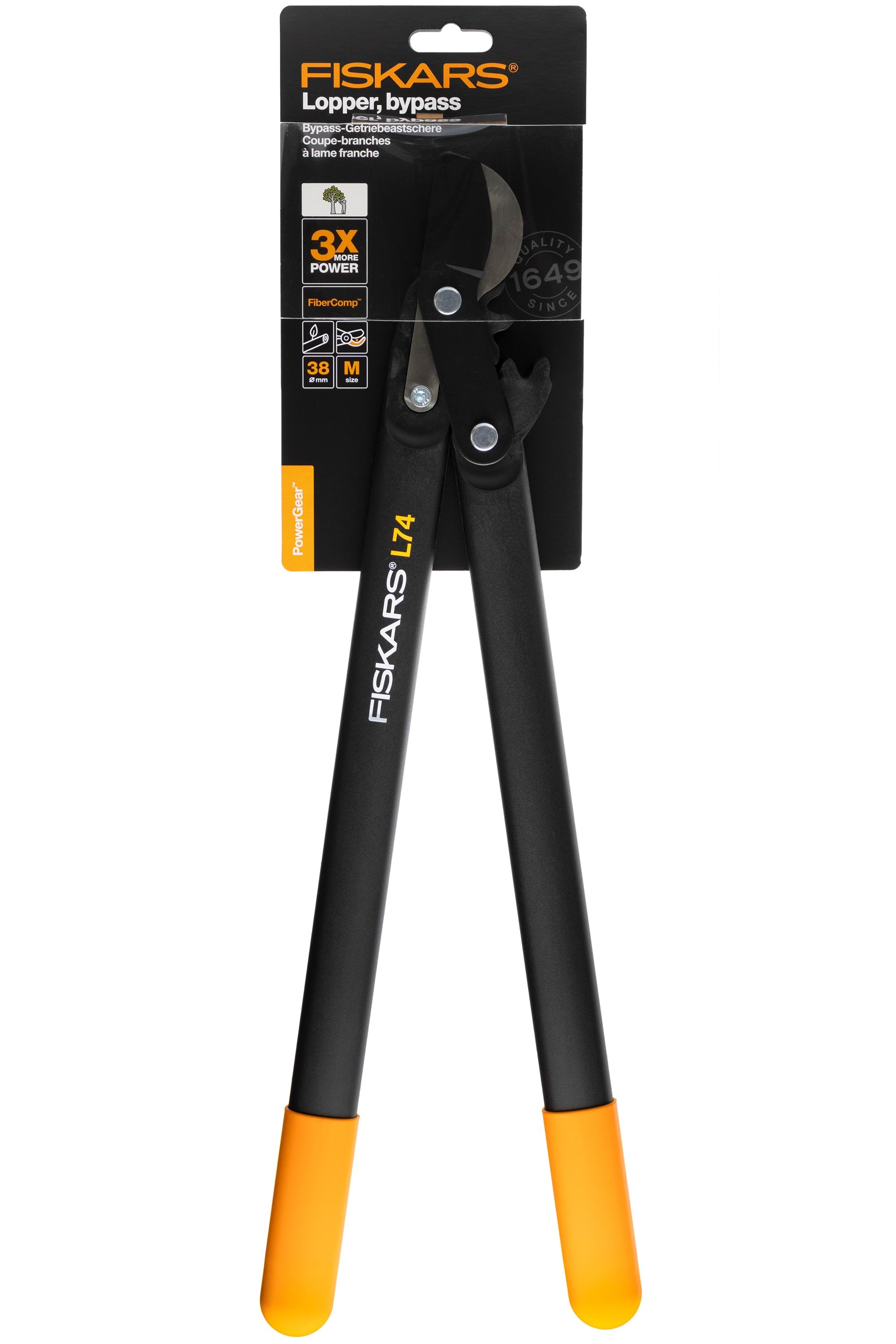 Fiskars PowerGear Bypass Lopper Hook Head (M) L74 Haveredskab 1000582