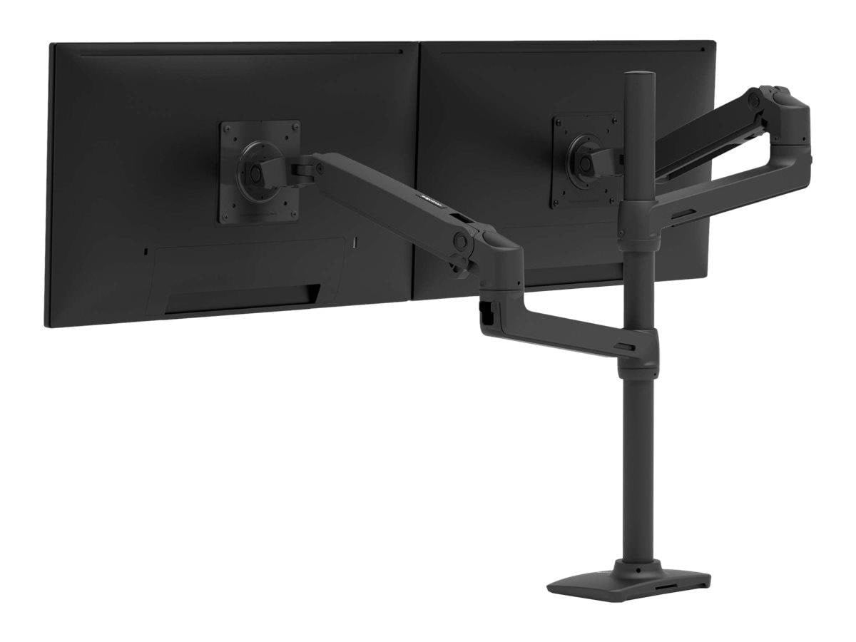 Ergotron LX Dual Stacking Arm Tall Pole (matte black) Skærmholder 45-509-224