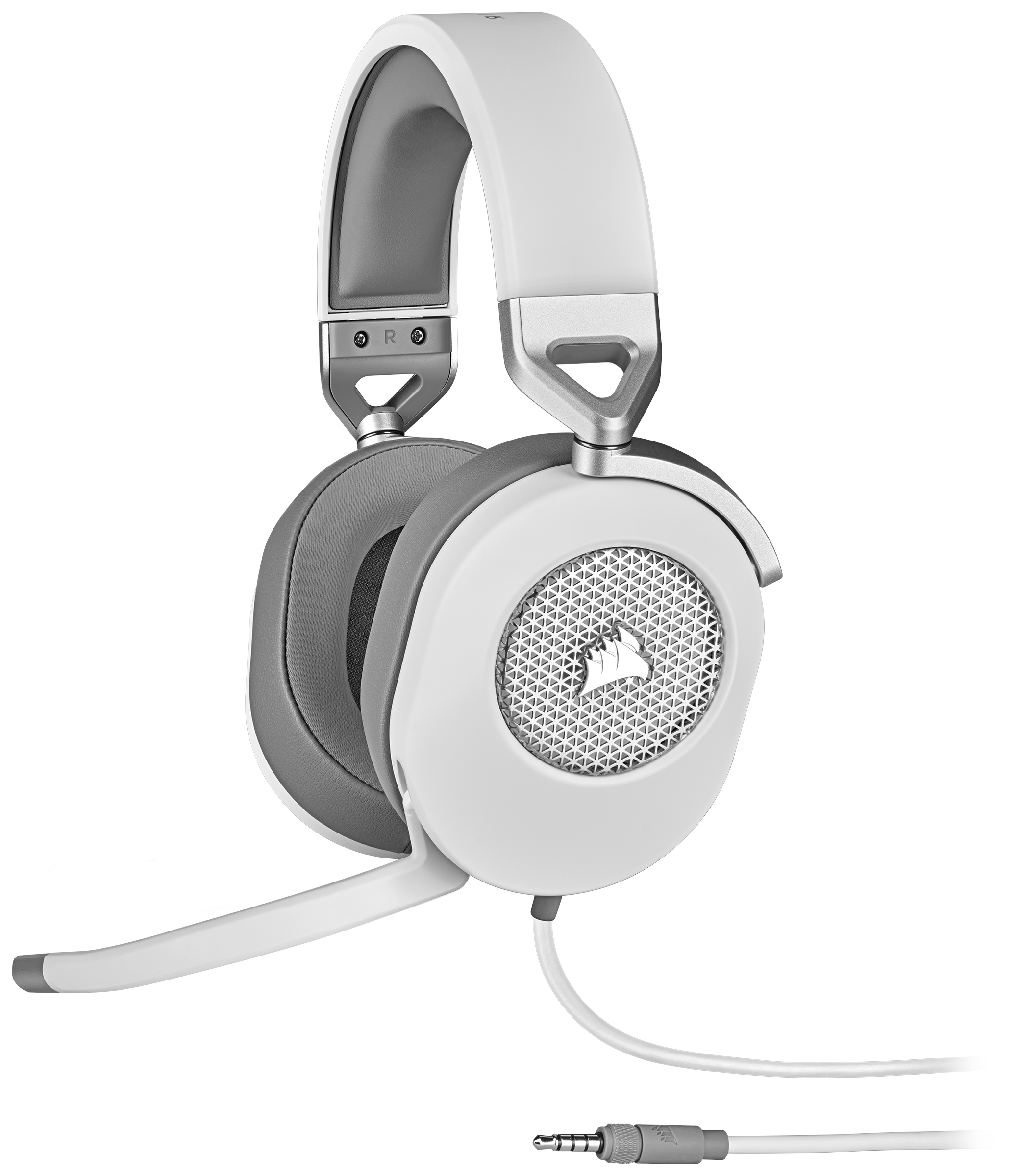Corsair HS65 SURROUND Gaming Headset - White Hovedtelefoner Og Headset Hvid CA-9011271-EU