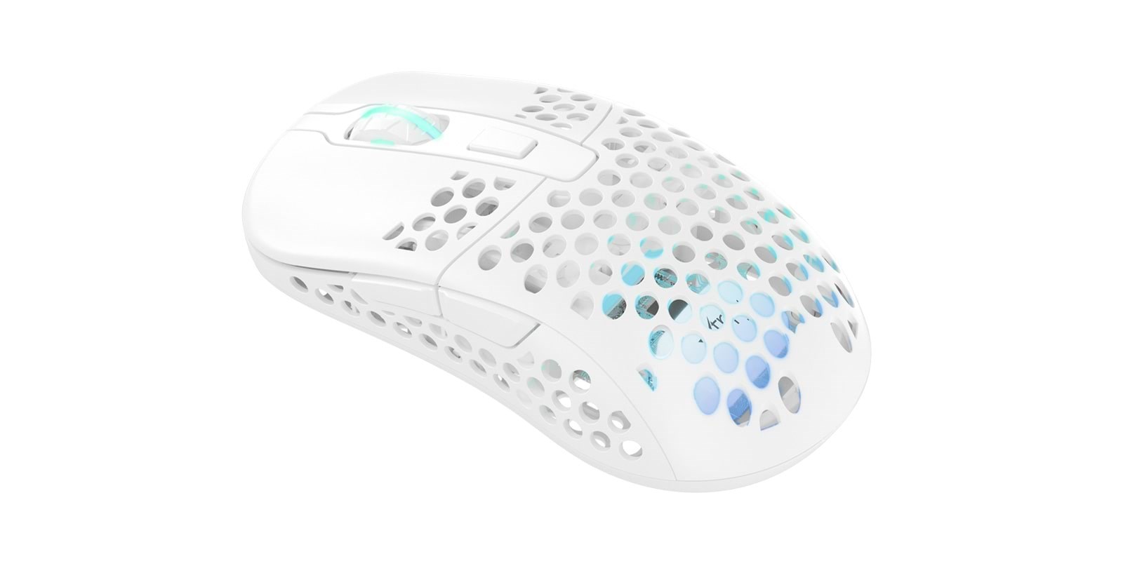 Xtrfy M42 Wireless RGB - White - Gaming Mus - Optisk - 6 knapper - Hvid med RGB-LED lys Mus M42W-RGB-WHITE