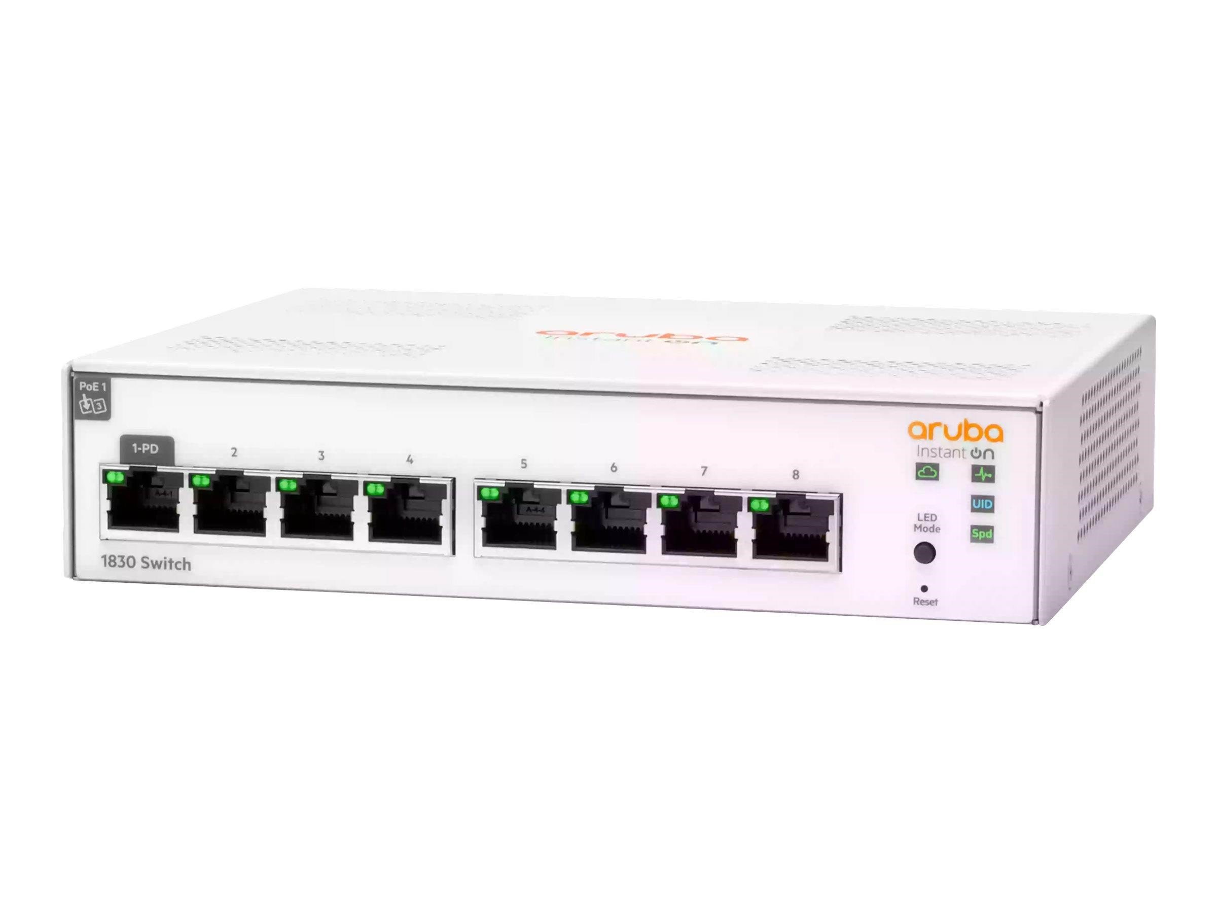 Hewlett Packard Enterprise Aruba Instant On 1830 8G Switch Switch JL810A#ABB