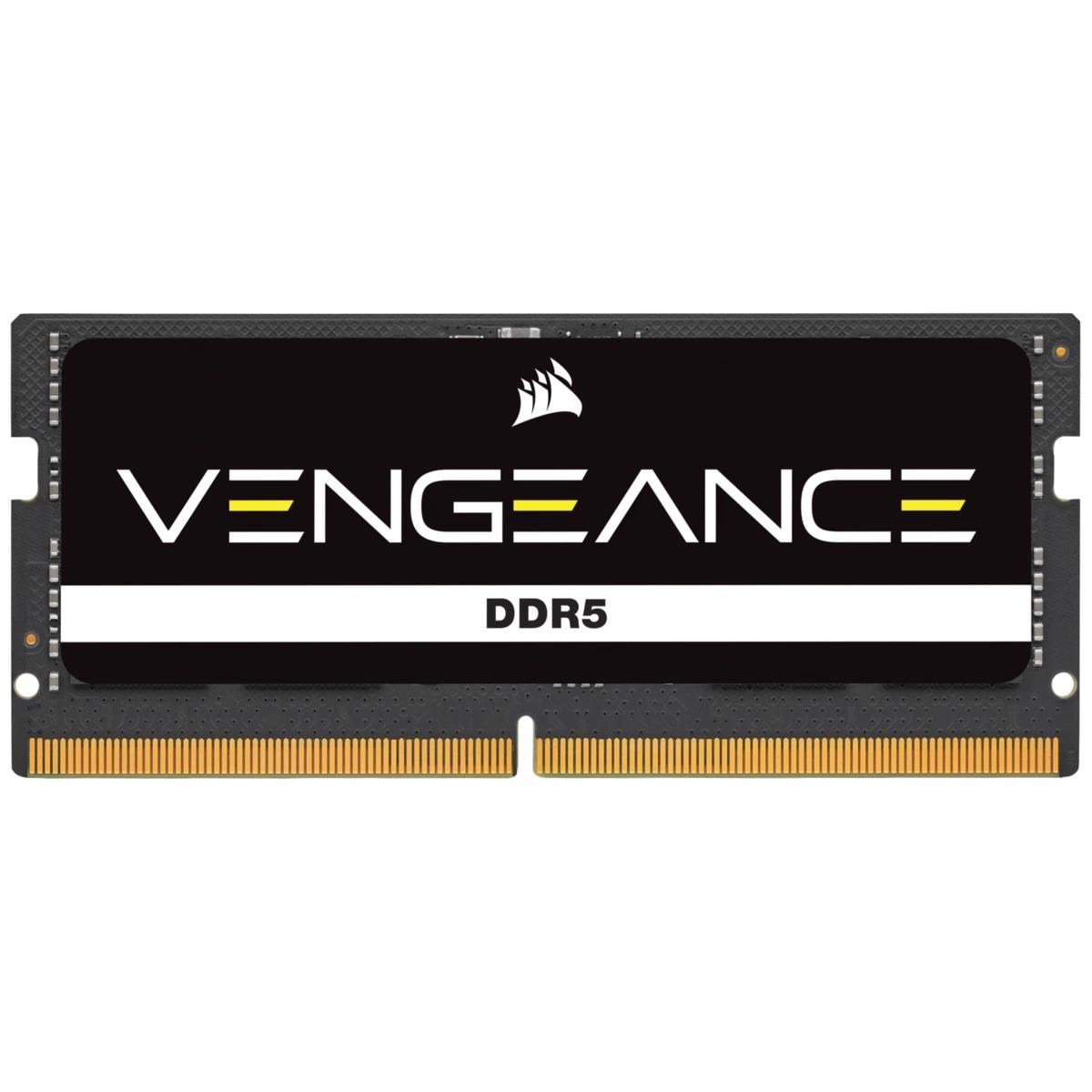 Corsair Vengeance SODIMM DDR5-4800 - 8GB - CL40 - Single Channel (1 pcs) - Intel XMP - Sort