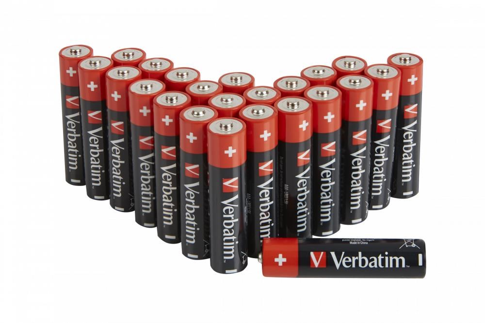 Verbatim battery - 24 x AAA / LR03 - Alkaline Batteri 49504