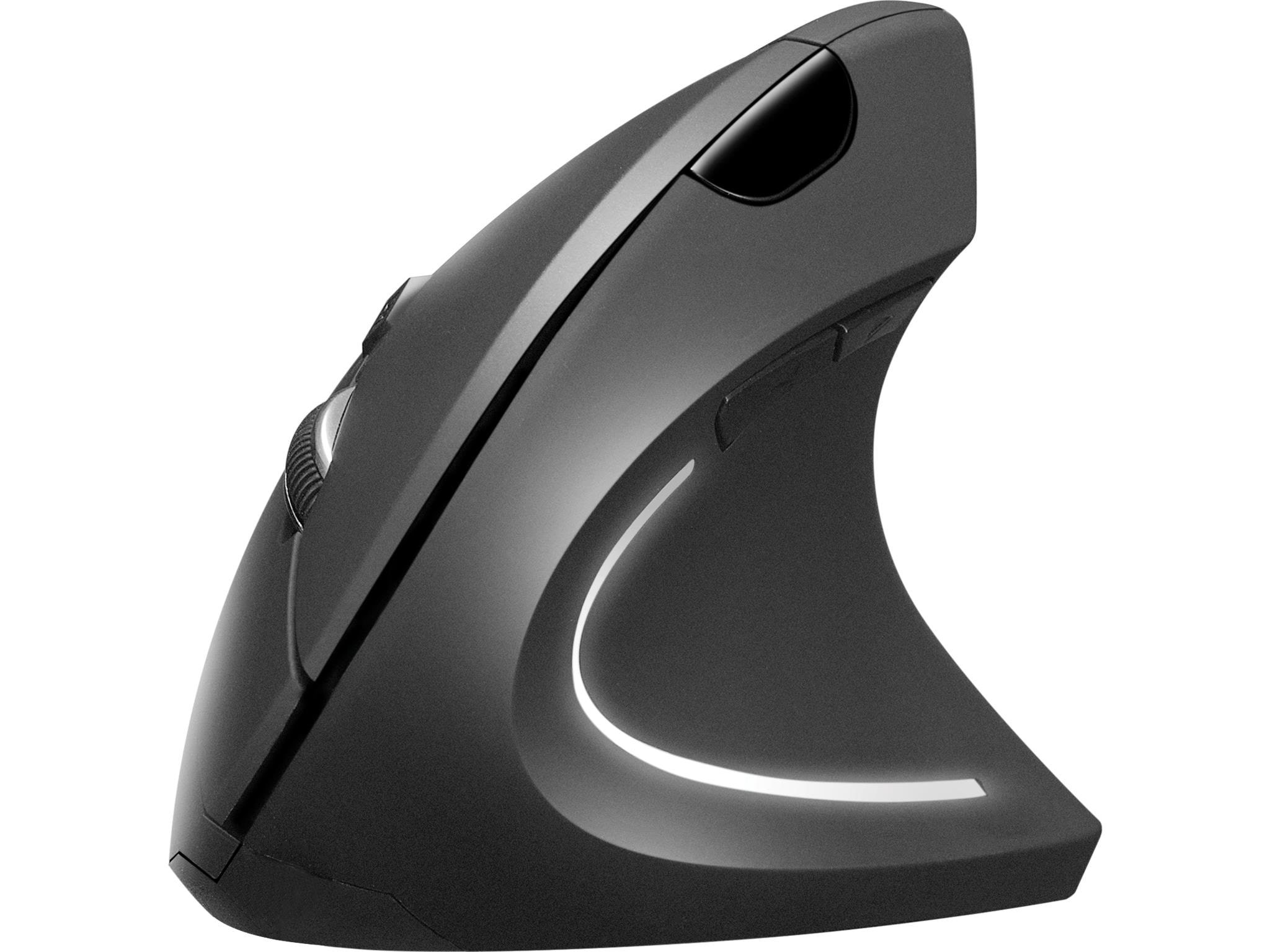 Sandberg Wired Vertical Mouse - Vertical mouse - Optisk - 6 knapper - Sort