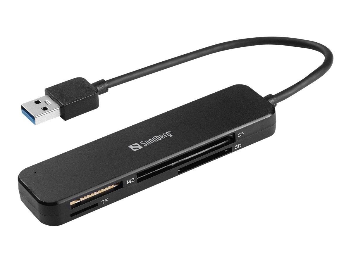 Sandberg USB 3.0 Pocket Card Reader Kortlæser 134-32