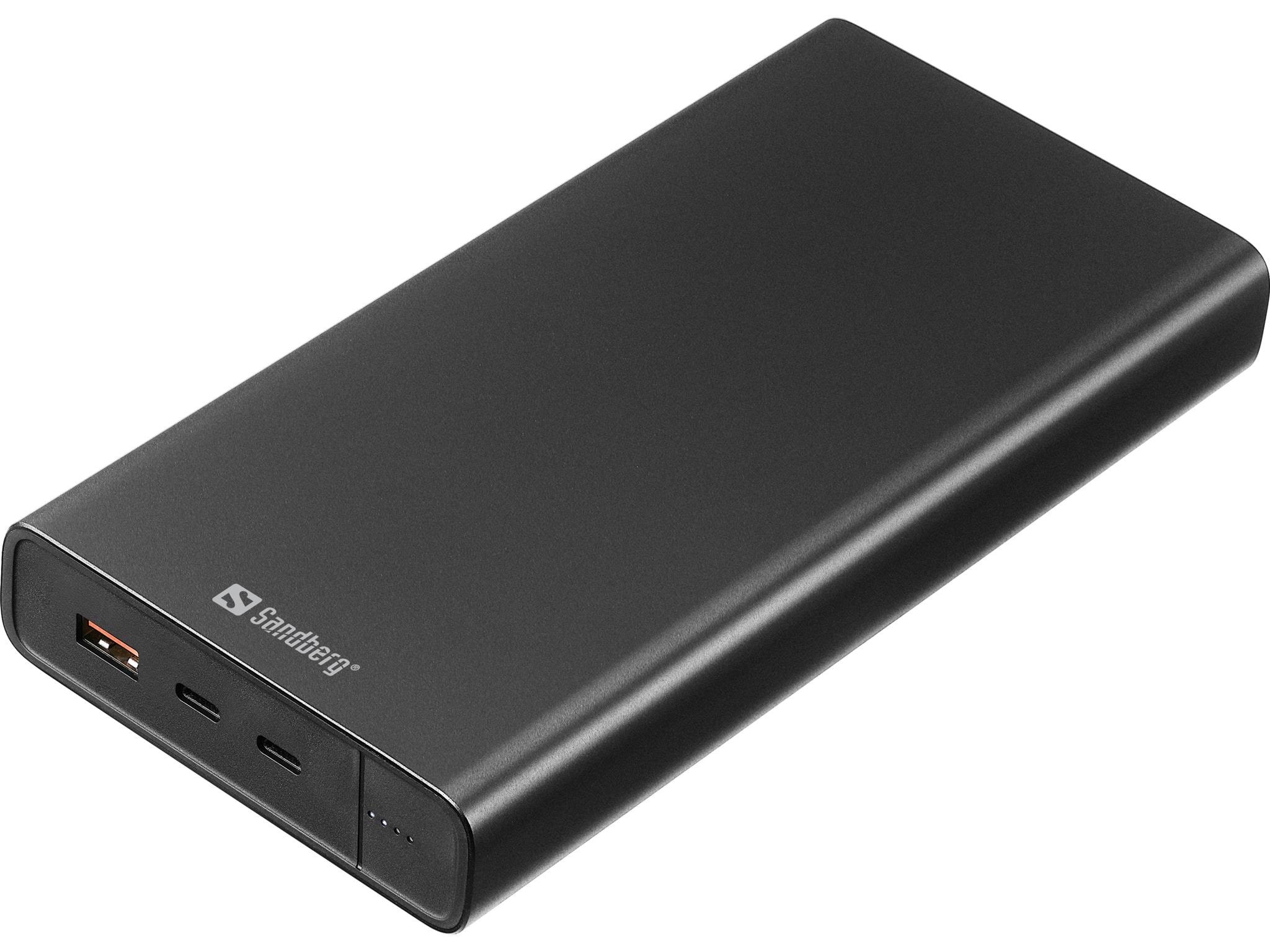 Sandberg Powerbank USB-C PD 127W 40000 - 40000 mAh Powerbank Sort 420-63