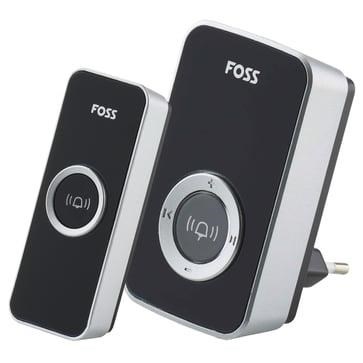 Foss Europe TREND Dørklokke DESIGN plug in, sort El Apparater 102005