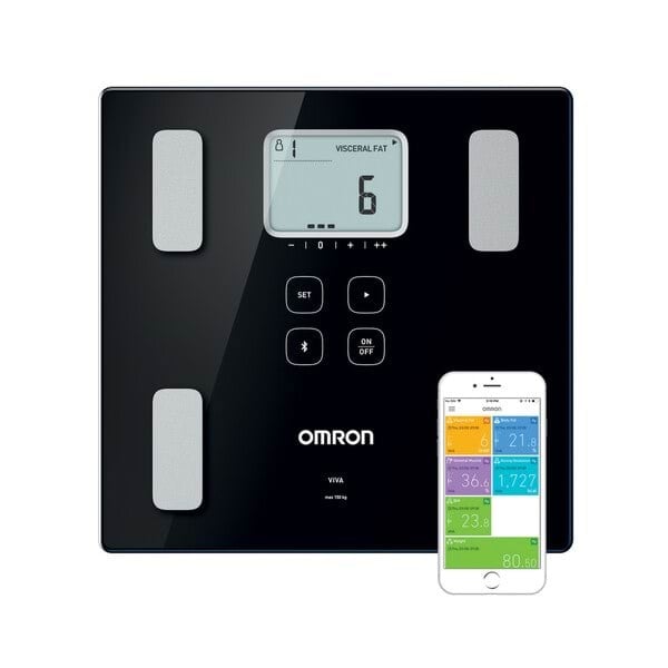 Omron VIVA - Black Badevægt HBF-222T-EBK