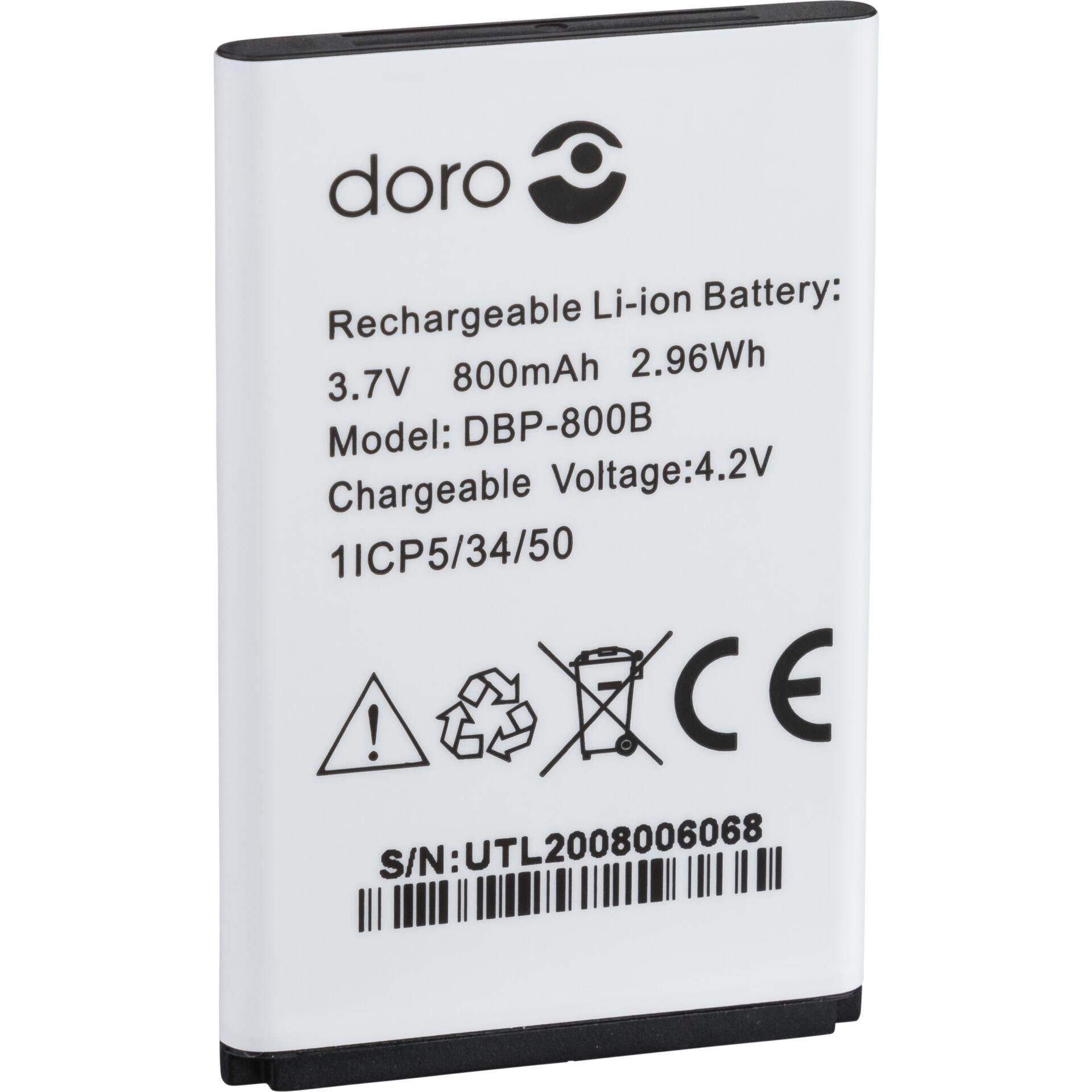 Doro Replacement Battery for 1350 / 136x Mobil Oplader 380145