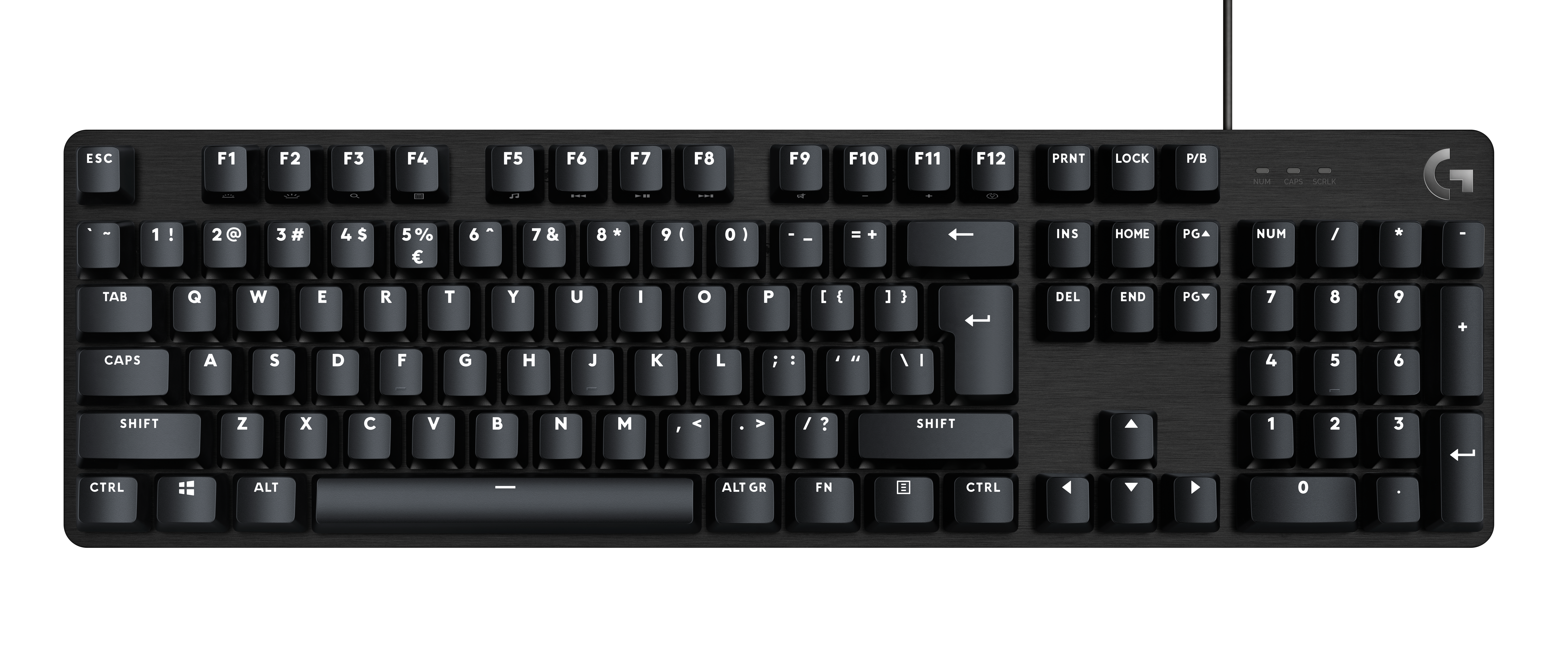Logitech G413 SE - ND - Gaming Tastatur - Nordisk - Sort Tastatur 920-010436