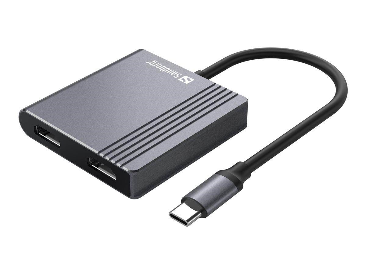 Sandberg USB-C Dock 2xHDMI+USB+PD Docking Station 136-44
