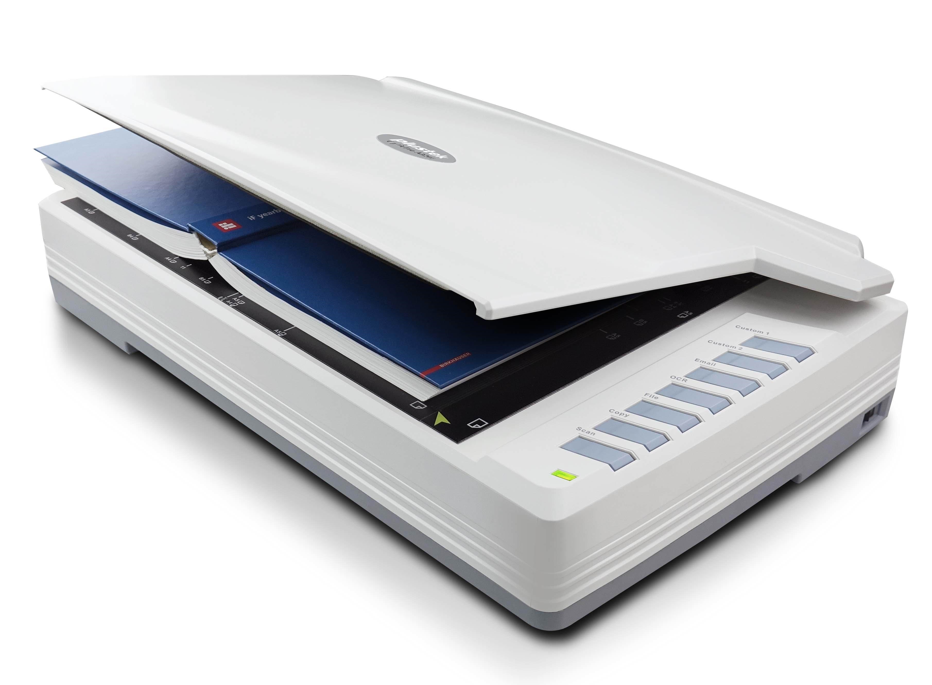 Plustek OpticPro A320E - Flatbed-scanner - CCD - A3 - 800 dpi - op til 2500 scanninger pr. dag - USB 2.0 Scanner 0309