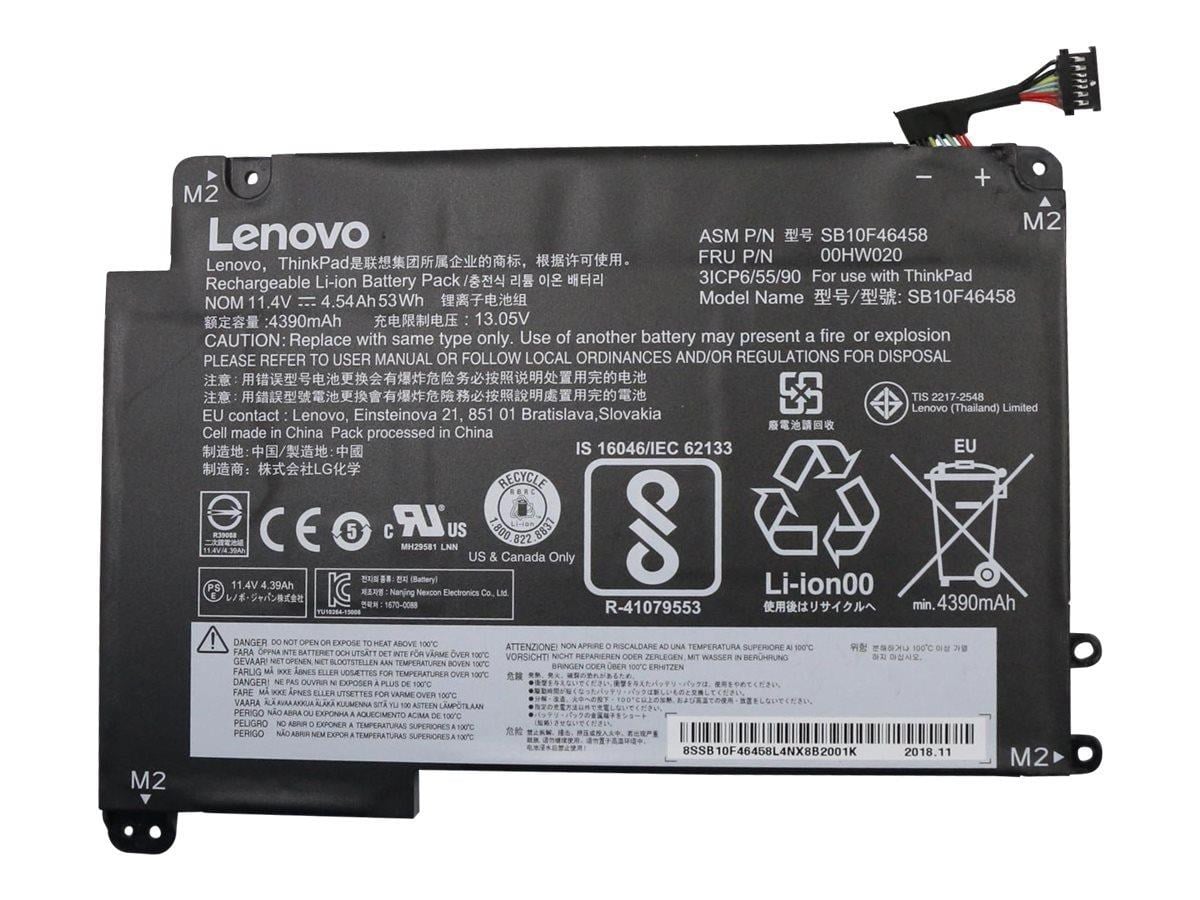 Lenovo ThinkPad Battery Internal 00HW020 Laptop Batteri