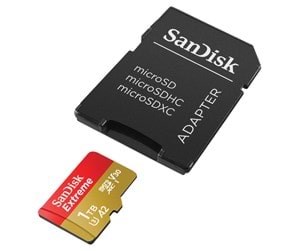 SANDISK Extreme MicroSD/SD - 190MB/s - 1TB Hukommelseskort SDSQXAV-1T00-GN6MA