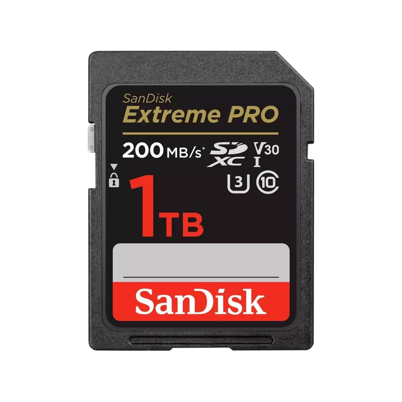 SANDISK Extreme PRO SD - 200MB/s - 1TB Hukommelseskort SDSDXXD-1T00-GN4IN