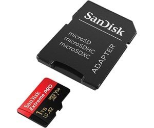 SANDISK Extreme Pro microSD/SD - 200MB/s - 1TB Hukommelseskort SDSQXCD-1T00-GN6MA