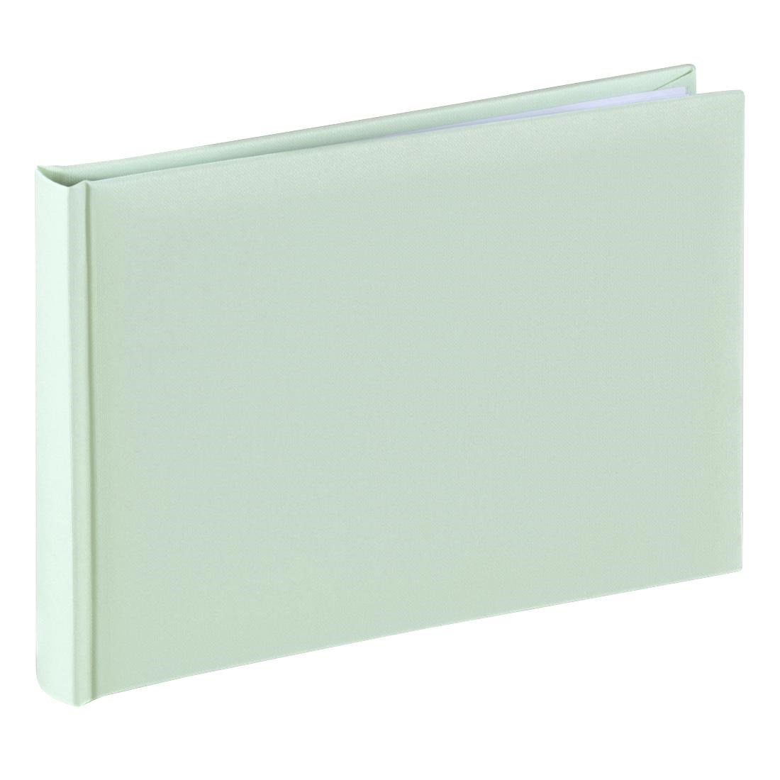 Hama "Fine Art" Bookbound Album 24x17 cm 36 White Pages lime green Fotoalbum 2730
