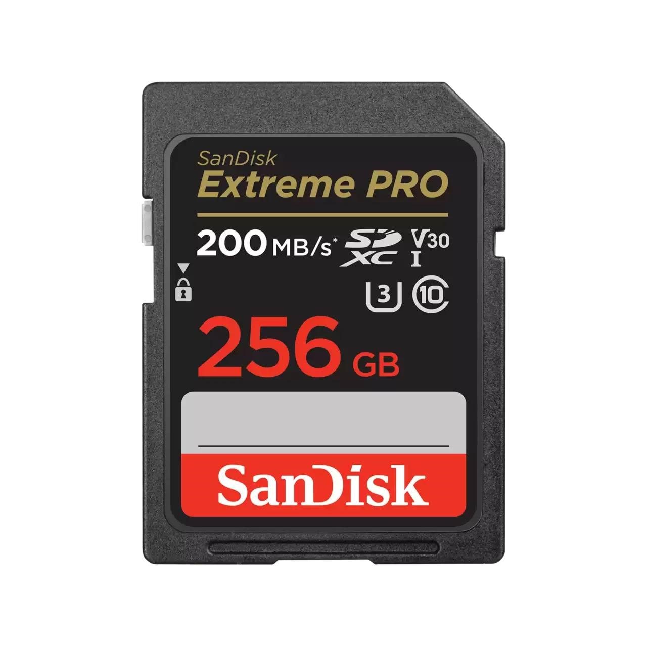 SANDISK Extreme PRO SD - 200MB/s - 256GB Hukommelseskort SDSDXXD-256G-GN4IN